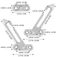 thumbnail image 2 of CRAFTHROU 4pcs Security Window Latch Steel Window Lock for Child Protection, 2 of 8