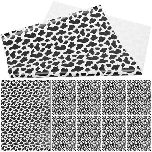 BESTYASH 10Pcs Wrapping Paper Vintage Multi Paper Cartoon Animal Cow Pattern for Wrapping Festival Season