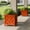 Terracotta, variant on Lattice Design Outdoor Planter Box 2-Pack - 15.5” Square 16.5” Tall White Decorative Plant Pots for Front Porch Decor - Flower Pots Outdoor Planters for Porch Patio or Garden Decor