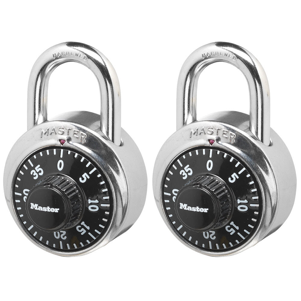 Master Lock 3-Digit Combination Padlock 2-Pack