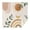 Brown Boho Sun, variant on Purple Leaf Pattern Square Tablecloth,Waterproof Square Table Cover,Wipeable Spillproof Washable Table Cover for Home Kitchen Party Decor 42"X42"(107x107cm)