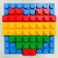 thumbnail image 3 of UNiPLAY Platform Soft Building Blocks — Educational Sensory Stacking Blocks, Learning Toy with Two 11 x 11 Inch Base Plates for Ages 3 Months and Up (88-Piece Set), 3 of 5