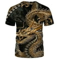 thumbnail image 7 of Rebaike Men's Dragon Graphic T-Shirt Anime-Inspired Fantasy All-Over Print Tee Shirt, 7 of 7