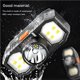 thumbnail image 3 of Cabeza De Equitación Carga Usb Luz De Trabajo De Equitación Nocturna Cuentas Led Luz De Vendaje De Cabeza Con Luz Ajustable Continua Para Senderismo Pesca Sweethay OD007928-00, 3 of 7