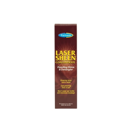 Farnam Laser Sheen Dazzling Shine & Detangler Concentrate 12 Ounces