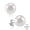 1 Pair-10mm, variant on ChicSilver 925 Sterling Silver Pearl Stud Earrings for Women, Freshwater Cultured White Pearl Earrings 4-10mm, Hypoallergenic Small Pearl Earrings for Sensitive Ears, Gift Jewelry