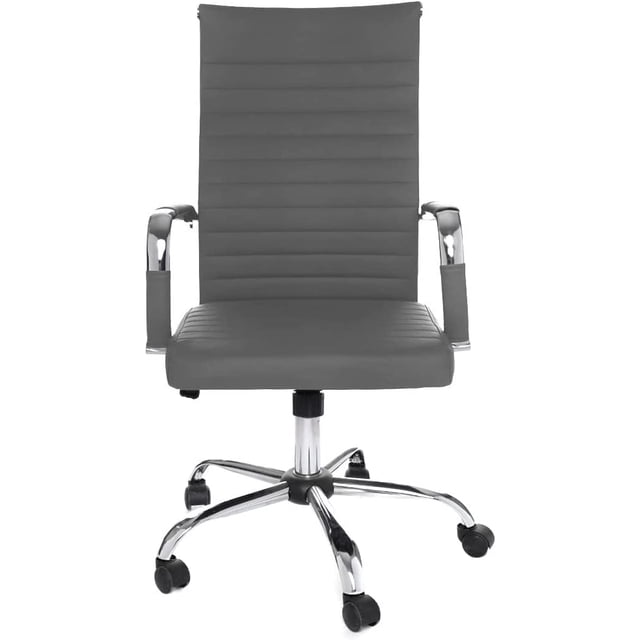 Silla de escritorio Eke Life Home YX-9005 ergonómica con tapizado de cuero sintético y mesh y tela EKE Life Home 9005