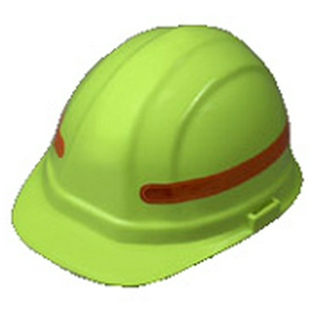 Reflective 360 degree stripes for hard hats (orange)
