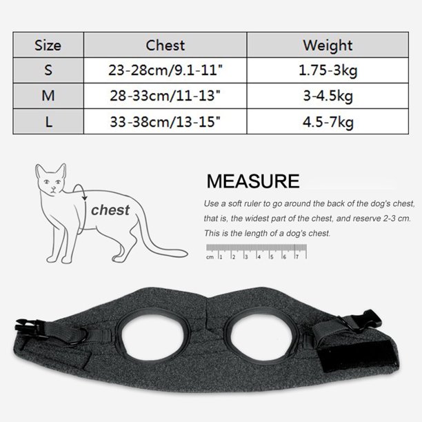 Chaleco de poliéster para perros y gatos, suave, cómodo, a prueba de escape con juego de correa de tracción Likrtyny Para estrenar