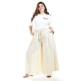 thumbnail image 5 of Pantalon de lino pierna ancha Roman Fashion /Tallas Extras, 9203 (Arena) beige 42, 5 of 5
