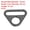 Black, variant on Uxcell Triangle Buckle Adjuster D Ring, Metal Triangle Buckles with Bar Swivel Clip for Purse Bag Straps Loop Dog Tag Clip Silver White 1.5 Inch