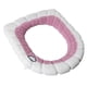 thumbnail image 1 of Funda de asiento de inodoro engrosada con asa - Anillo de punto lavable 4 Seasons, diseño de contorno completo para inodoros redondos y alargados, 1 of 5