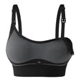 thumbnail image 2 of Women's Color Block Nursing Bra, Wirefree Adjustable Strap Breastfeeding Bra, Pregnancy Supportive Soft Bra, 2 of 6