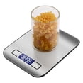thumbnail image 1 of Balance de Cuisine Numérique Balance Alimentaire 22Lbs Balance de Cuisson en Acier Inoxydable Ultra Raffiné (4 Unités : g/lb/oz/ml), 1 of 8