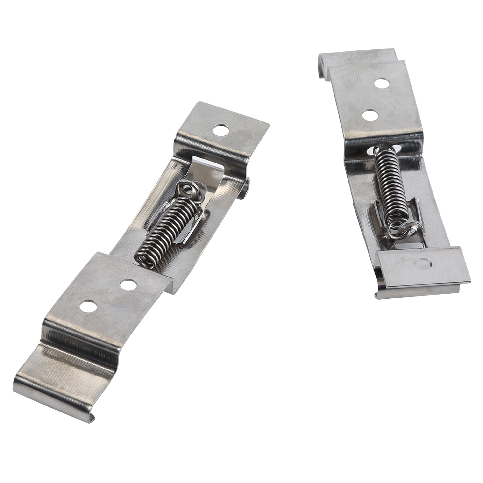 Car License Number Plate Frame Holder Trailer Clips Spring Loaded