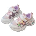 thumbnail image 3 of Cathalem Girls Slip on Sneakers Little Girl & Big Girl Low Platform Court Sneaker (Pink,11.5), 3 of 8