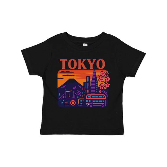 Inktastic Tokyo Cityscape Graphic Art Boys or Girls Toddler T-Shirt