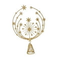 thumbnail image 3 of Xmas Tree Topper Holiday Decoration Christmas Ornament Gold Star Classic Design for Indoor Living Room Decor, 3 of 9