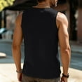 thumbnail image 5 of LIBRCLO Mens Tank Tops Solid Color Elastic V-Neck Shirts Fashionable Sports Leisure Fitness Tank, 5 of 8