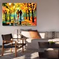 thumbnail image 6 of Rainy Street Night Lover Landscape Oil Painting Canvas Poster Bedroom Decor Sports Landscape Office Room Decor Gift,Frame-style,12x18inch(30x45cm), 6 of 8