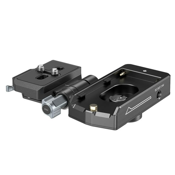 Placa adaptadora de batería SMALLRIG para batería NP-F con conexión rápida