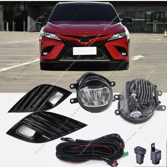 OEM Bumper Bezel Fog Lights Cable Switch Relay n For Toyota Camry 2018-20 SE XSE