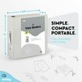 thumbnail image 4 of Enday 3 Inch Binder 3 Ring Binders with Pockets for Home, Office, School Supplies Organization Gray, 4 of 7