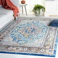 thumbnail image 2 of SAFAVIEH Tulum Charmaine Oriental Area Rug, Blue Grey/Rust, 5'5" x 7'7", 2 of 8