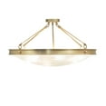 thumbnail image 6 of Meyda Tiffany 264383 Metro Fusion 6 Light 32" Wide Semi-Flush Bowl Ceiling Fixture - Brass, 6 of 7