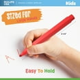thumbnail image 2 of E-CLIPS USA 8-Piece Washable Markers, Multicolor Jumbo Markers for Arts and Crafts, Broad Tip, 48 Pack, 2 of 6