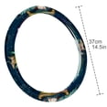thumbnail image 4 of Christmas Sleigh 14.5 Inch Printing PVC Leather Steering Wheel Cover Car Wheel Covers Auto Accessories, 4 of 6