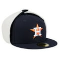 thumbnail image 3 of Men's New Era  Navy Houston Astros Dog Ear Classic 59FIFTY Fitted Hat, 3 of 5