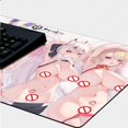 thumbnail image 4 of Alfombrilla de ratón sexy para chicas desnudas, alfombrilla de ratón de anime para chicas, alfombrilla de teclado Hentai que no se dobla con patrón de pecho, alfombrilla de ordenador amarilla, alfombr, 4 of 4