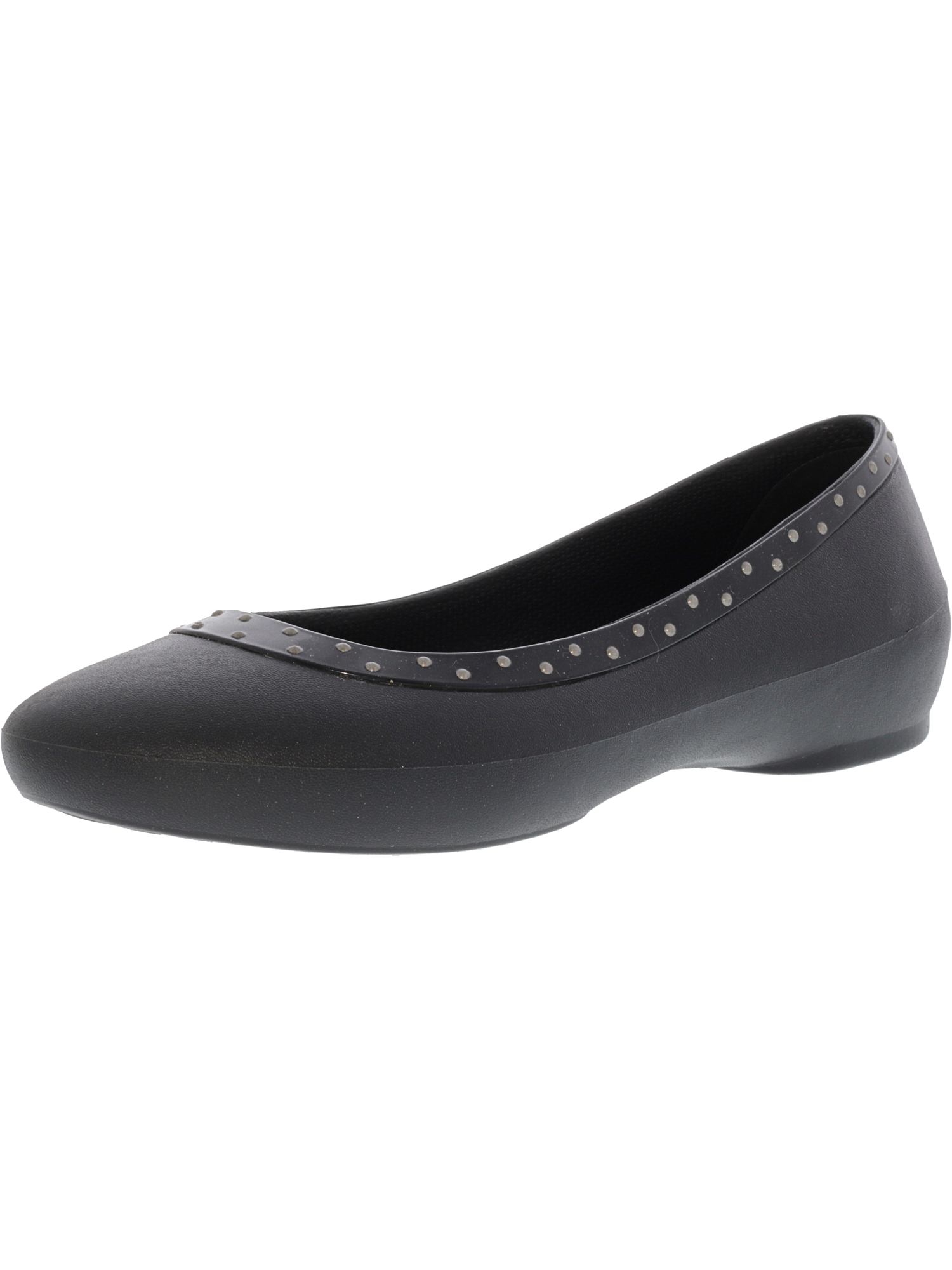 black studded crocs