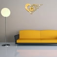 thumbnail image 4 of xiaxaixu Wall Clock, Solid Color Heart Shape Hanging Clock Wall Decor, 4 of 4
