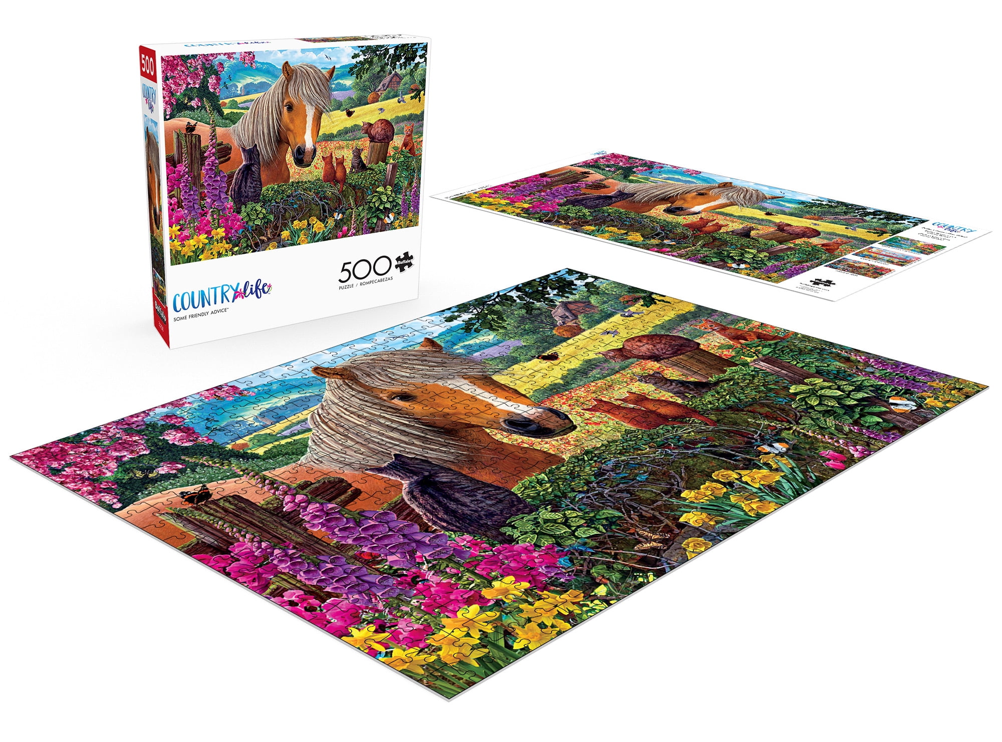 Buffalo Games 500-Piece Country Life Some Friendly Advice Jigsaw Puzzle