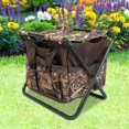 thumbnail image 2 of Silla de pesca portátil para aventuras al aire libre con bolsa de herramientas incorporada Taburete de campamento compacto, 2 of 8