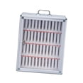 thumbnail image 2 of Gabinete de almacenamiento para teléfonos inteligentes, organizador de almacenamiento con puerta transparente y asa, caja de almacenamiento móvil para 48 ranuras, 2 of 9