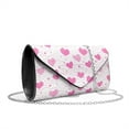 thumbnail image 2 of Xixirimido Clutch Purses for Women Evening Handbags for Formal Wedding Party Cocktail Prom Crossbody Envelope Bag with Detachable Chain, Valentine's Pink Hearts, 2 of 7