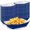 Blue, variant on 200 Pcs Paper Food Tray Sturdy Disposable Food Boats Nacho Plates Disposable Serving Snack Trays for Catering, Party Birthday Supplies, and Food Service (Pink)