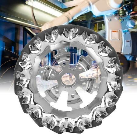 45-Degree Omnidirectional Wheel Robot Wheel, Rubber Rollers Mecanum
