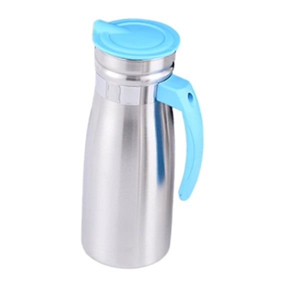 Esquirla for Iced Tea And Juice Made of Stainless Steel, 1000 Ml, 8.5 X 23 Cm, for Gatherings, Parties, Barbecues, with Handle, Beverage Container Blue