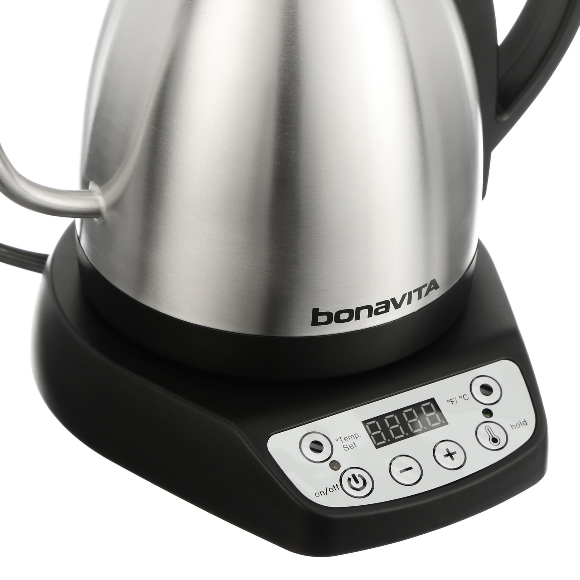 Bonavita 1 Liter Digital Variable Temperature Gooseneck Electric Kettle,  Coffee Kettle Pour Over or Making Tea, Precise Control, 6 Preset,  Commercial