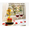 thumbnail image 3 of Regalo Romántico Rosa Eterna con led Color Dorado, 3 of 4