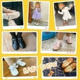 thumbnail image 3 of Toddler Little Girl Mary Jane Dress Shoes Ballet Flats for Girl Party School Shoes Bowknot Princess Shoes, 3 of 6