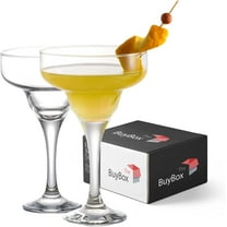 Margarita Glasses, Cocktail Glasses, Martini Coupe Glasses, Crystal Espresso Martini Glasses, Long stem Glassware (300ml/10.1oz) (2 Pcs)