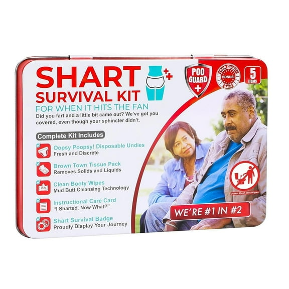 Shart Survival Kit - Funny Gift Set, A Set Containing Multiple Funny Survival Sets for Gifts, 2025 New Funny gifts
