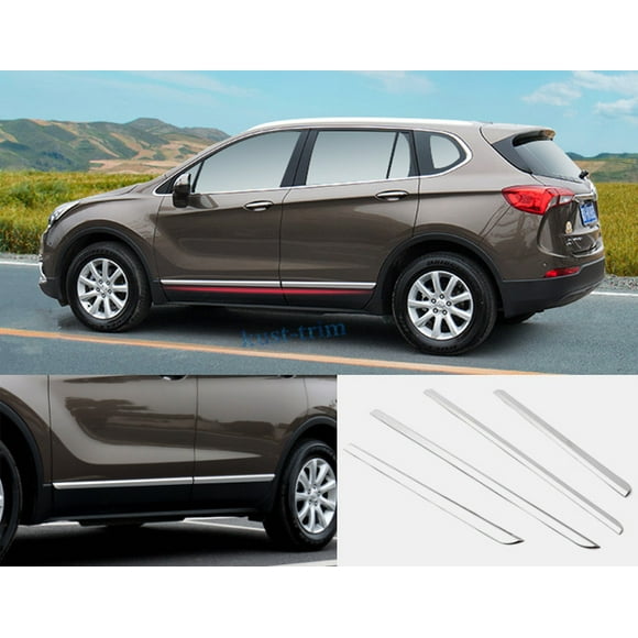 Chrome Door Body Side Cover Molding Strips Trim Fit for Buick ENVISION 2016-2020