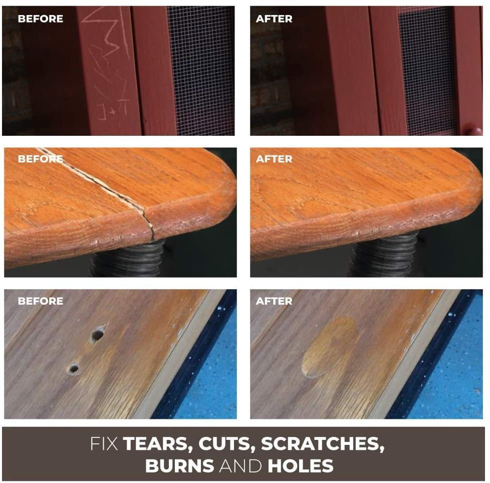 Wood Furniture Repair Kit, Hardwood Laminate Floor Repair Kit, Wood Floor  Scratch Repair for Furniture, Wood Putty for Wood Filler - Wood Stain Touch  Up, Scratch Remover, Rejuvenate Floor Restorer - Walmart.com