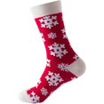 thumbnail image 5 of Women's High Value 6 Pairs Crushed Lattice Print Crew Socks, 5 of 5